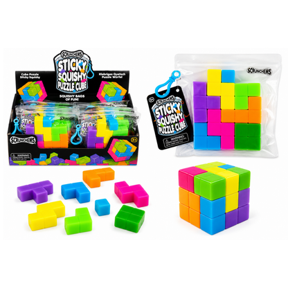 *NEW* Scrunchems Sticky Squishy Puzzle Cube