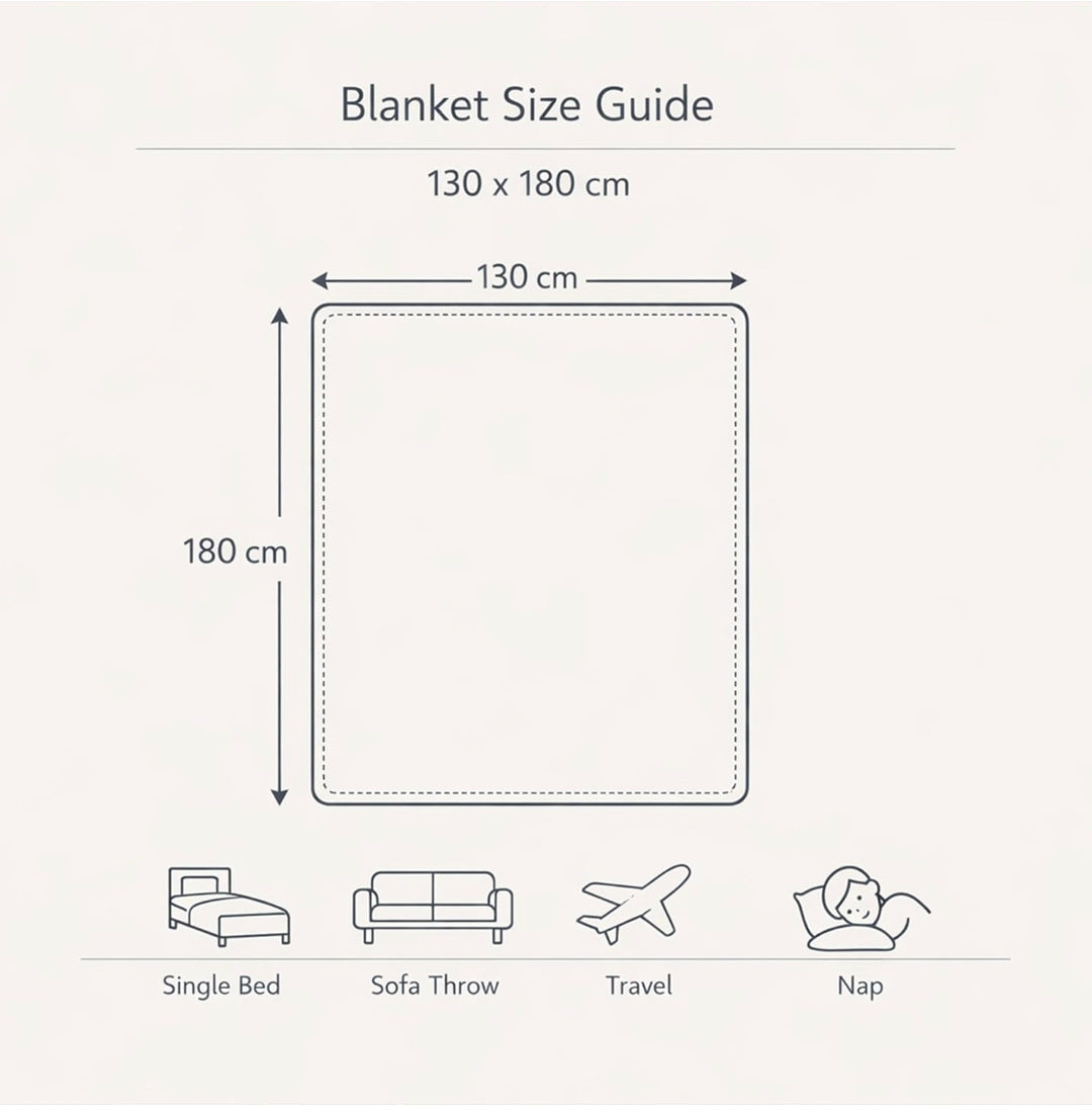 Olivia Rocco Supersoft Fleece Blanket 130x180cm