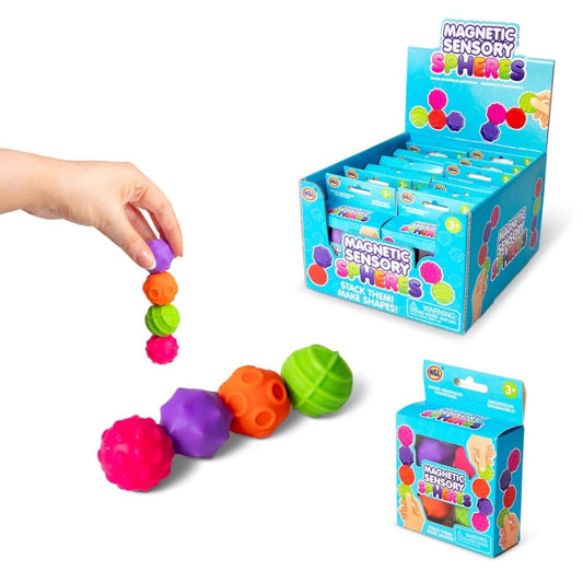 *NEW* HGL Magnetic Sensory Spheres 4 Pack