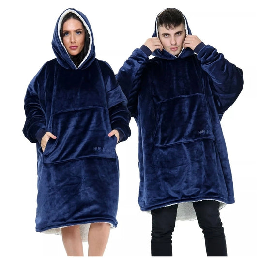 Extra Thick Oversized Sherpa Fleece Hoodie Blanket | 5 Colours