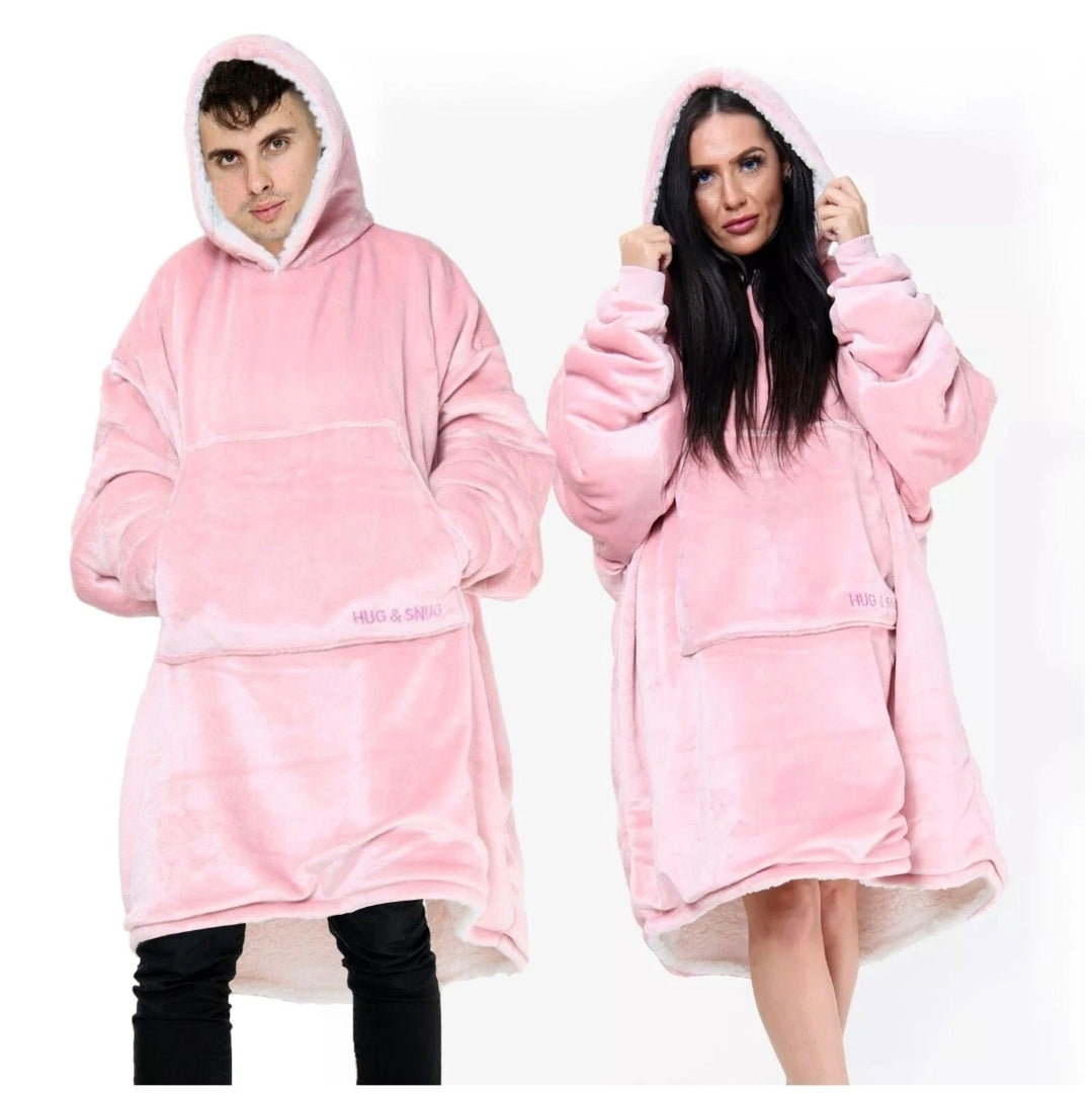 Extra Thick Oversized Sherpa Fleece Hoodie Blanket | 5 Colours