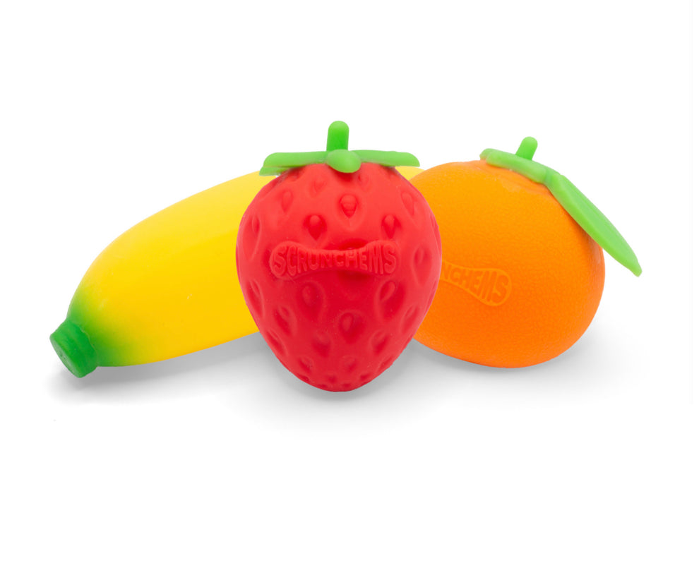 *NEW* Scrunchems Squeezy Fruits - Set of 3
