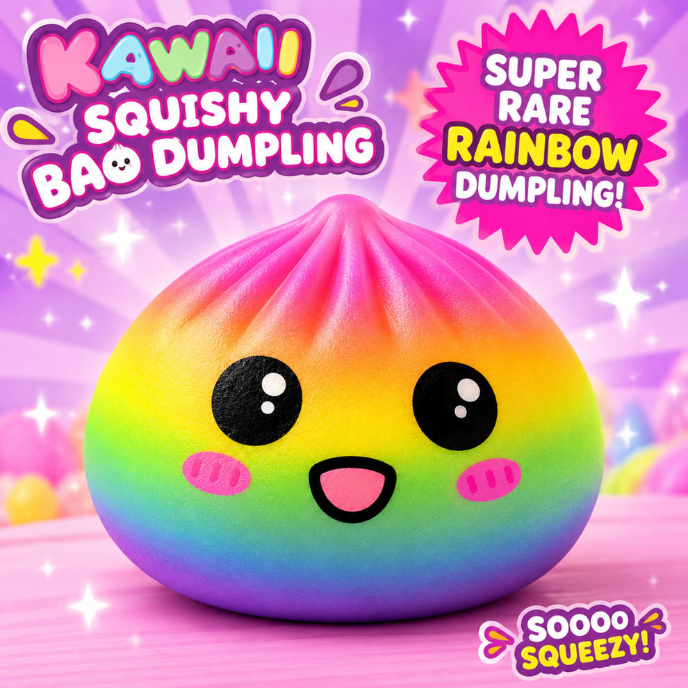 *NEW* Mini Mystery Squishy Dumpling Neon Edition - Assorted