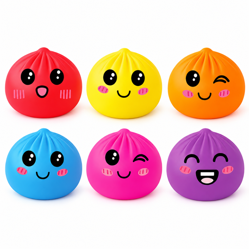 *NEW* Mini Mystery Squishy Dumpling Neon Edition - Assorted