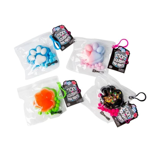*NEW* Scrunchems Sticky Squishy Paw Print Taba