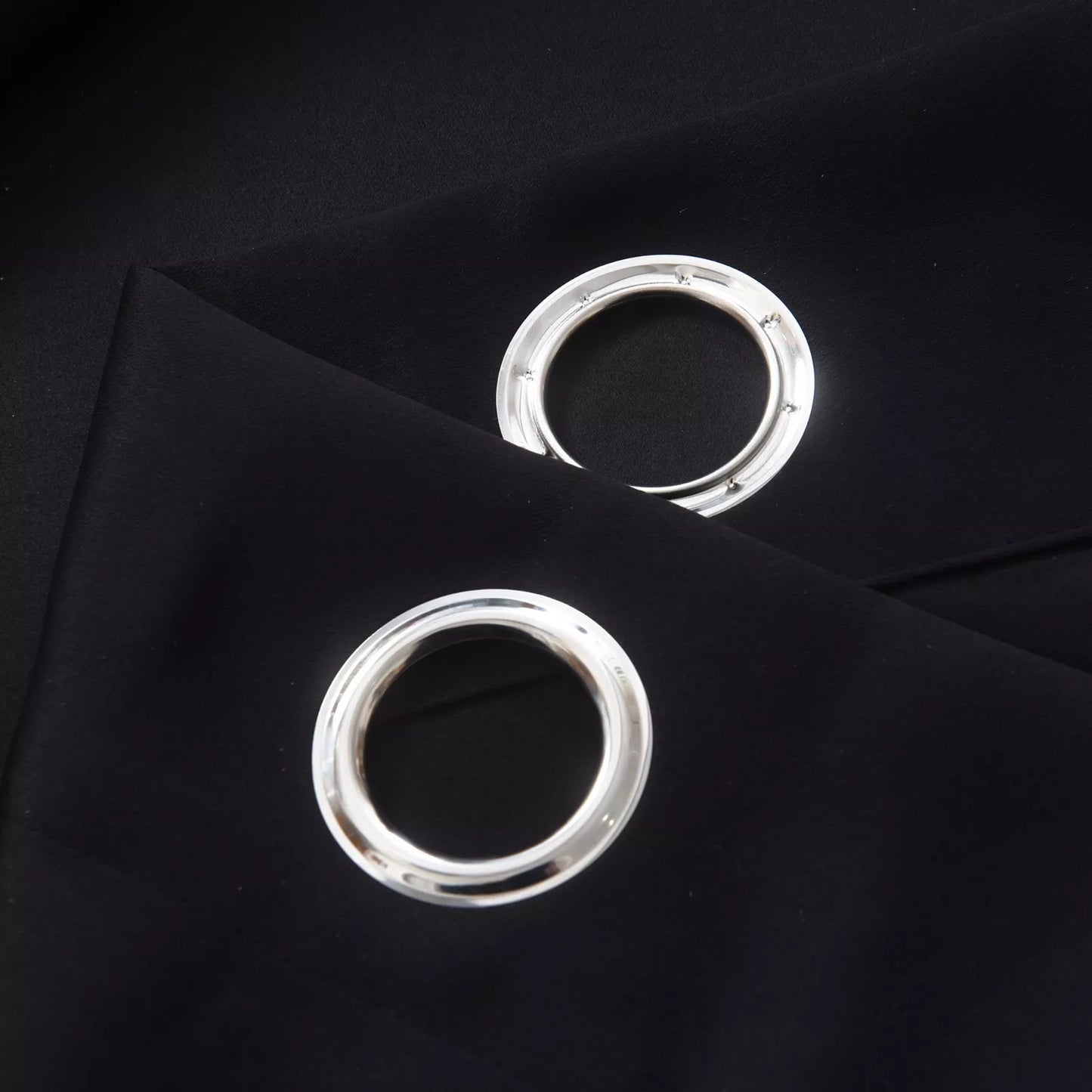 Black Thermal Blackout Curtain Pair