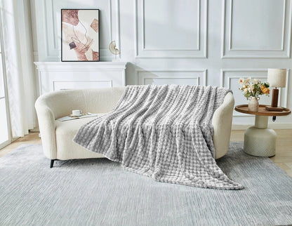 Super Thick Jacquard Bubble Throw