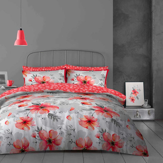 Barbara Floral - Complete Collection Duvet Set With Fitted Sheet