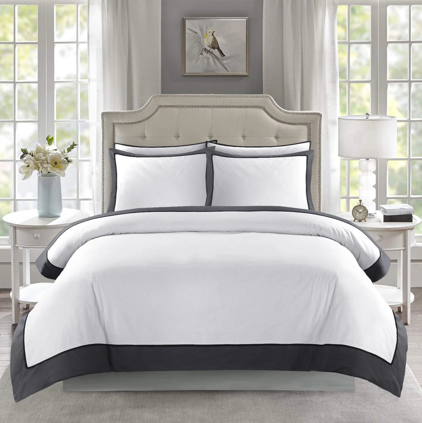 Hotel Collection Monarch Duvet Cover & Pillowcase Set | 4 Colours