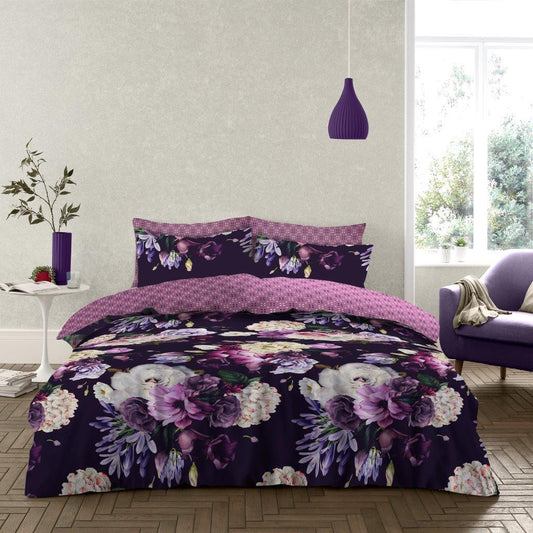 Yazmin Floral - Complete Collection Duvet Set With Fitted Sheet