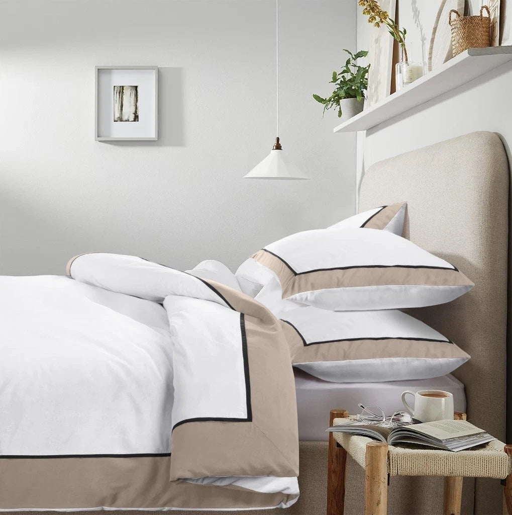 Hotel Collection Monarch Duvet Cover & Pillowcase Set | 4 Colours