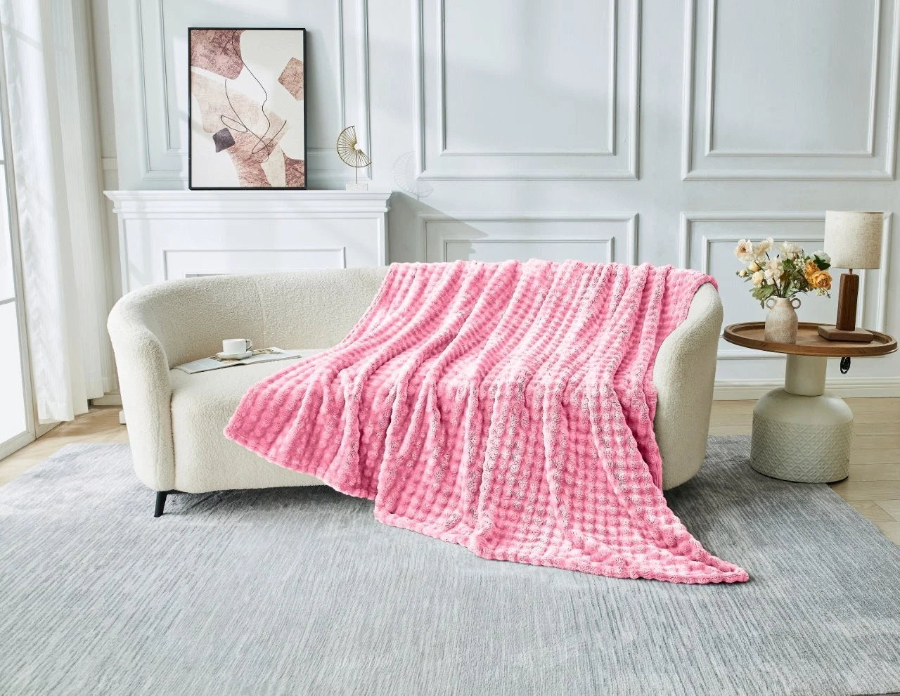 Super Thick Jacquard Bubble Throw