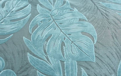 Velvet Leaf Embroidered Signature Duvet Cover & Pillowcase Set