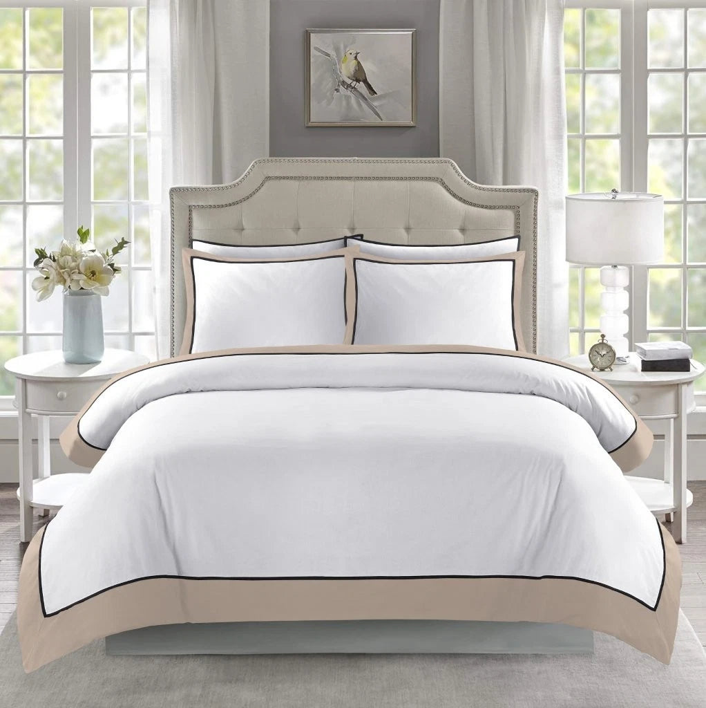 Hotel Collection Monarch Duvet Cover & Pillowcase Set | 4 Colours