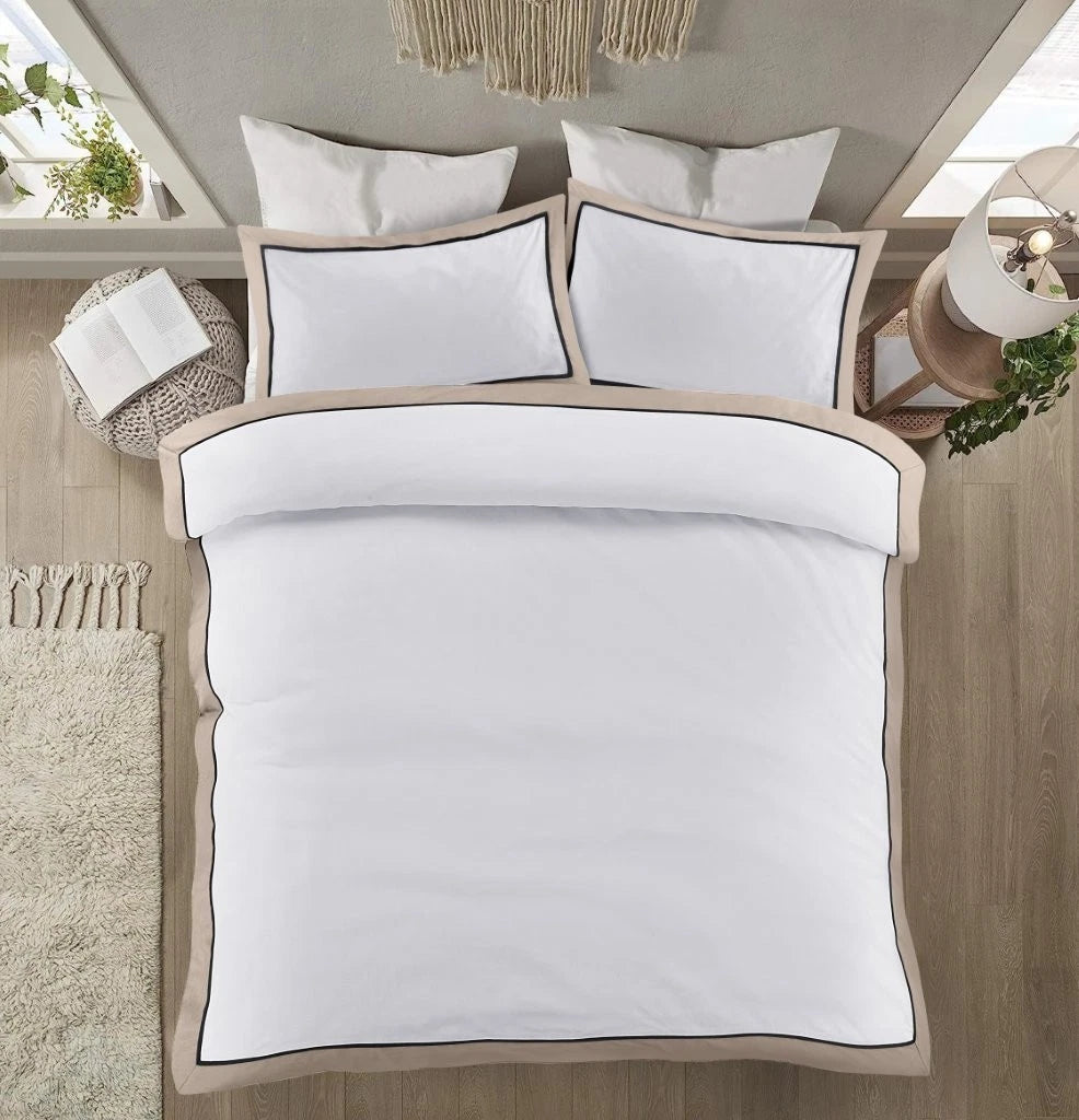 Hotel Collection Monarch Duvet Cover & Pillowcase Set | 4 Colours