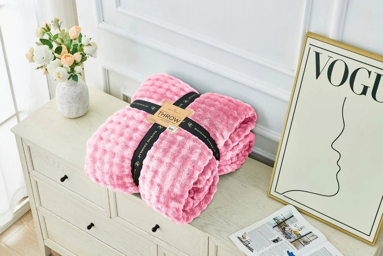 Super Thick Jacquard Bubble Throw