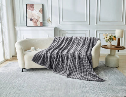 Super Thick Jacquard Bubble Throw