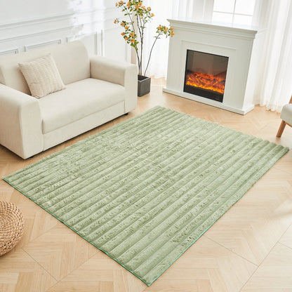 Super Soft Faux Rabbit Fur Non-Slip Rug