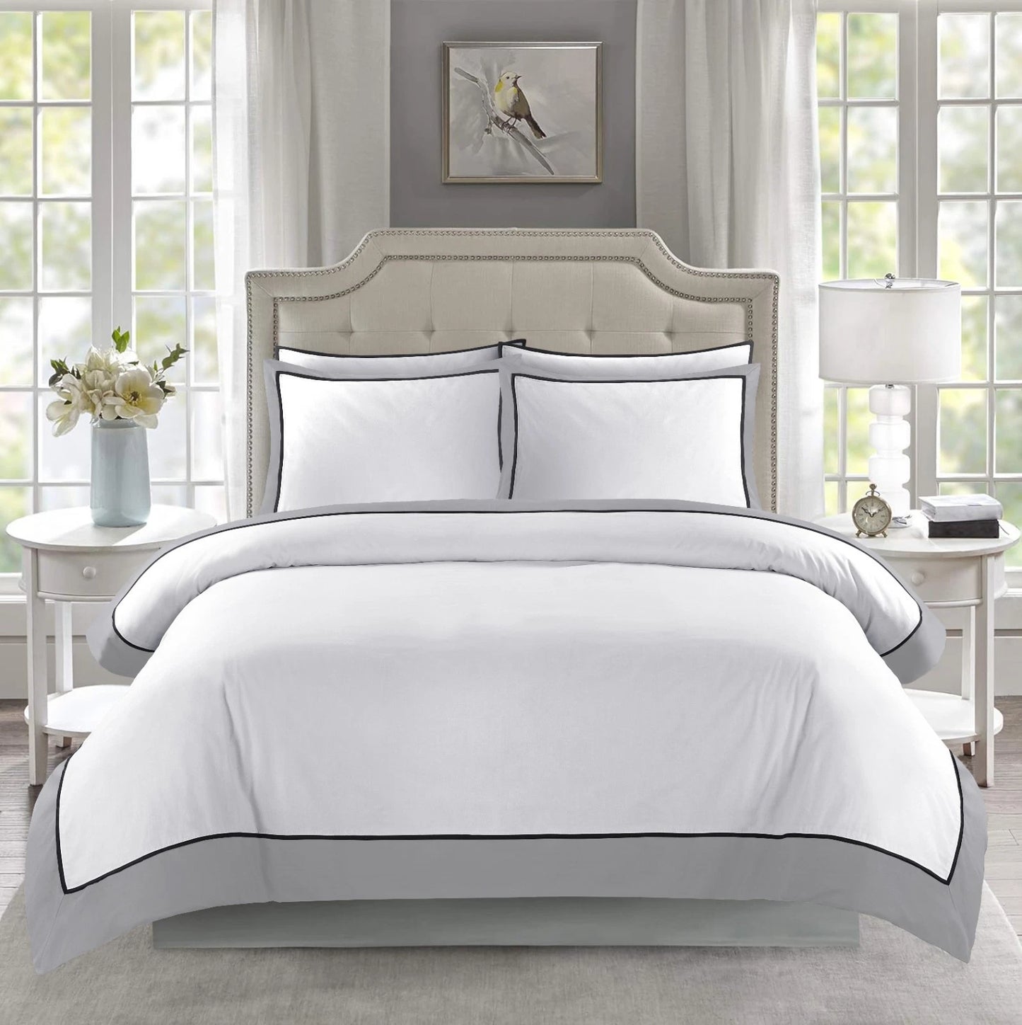 Hotel Collection Monarch Duvet Cover & Pillowcase Set | 4 Colours