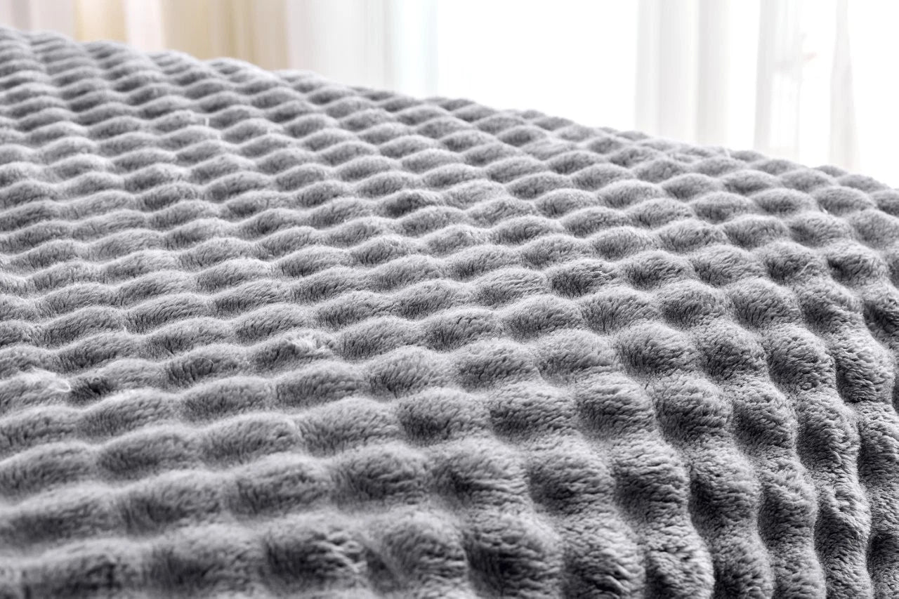 Super Thick Jacquard Bubble Throw