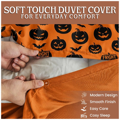 Gothic Halloween Reversible Duvet Set - Fright Night