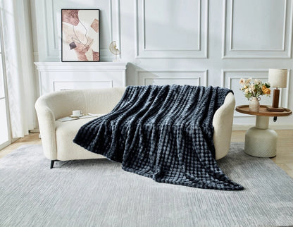 Super Thick Jacquard Bubble Throw