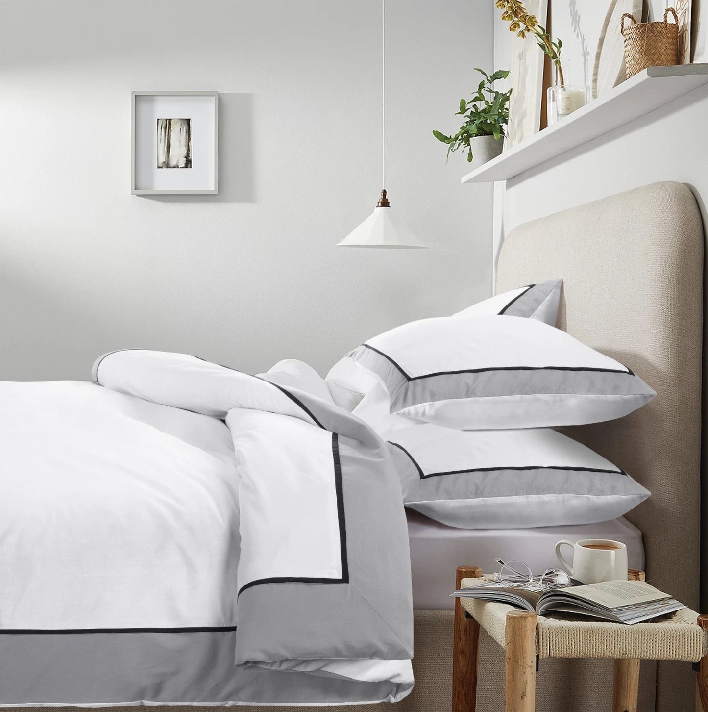 Hotel Collection Monarch Duvet Cover & Pillowcase Set | 4 Colours