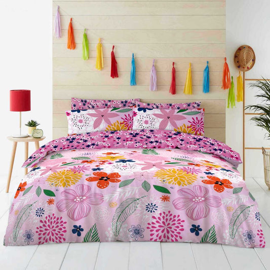 Izzy Floral - Complete Collection Duvet Set With Fitted Sheet