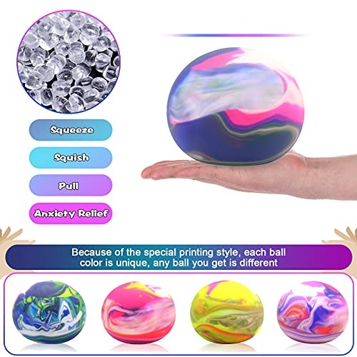 Regular Marble Tie-Dye Squishy Ball 2.75"