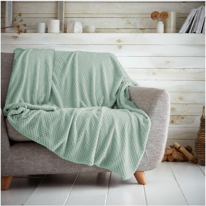 Luxury Popcorn Waffle Blanket Assorted Large or Extra Large