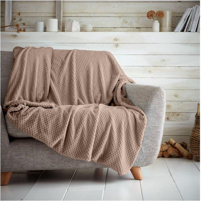 Luxury Popcorn Waffle Blanket Assorted Large or Extra Large