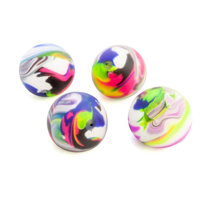 Regular Marble Tie-Dye Squishy Ball 2.75"