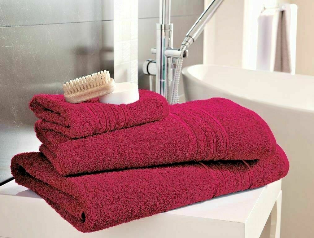 Luxury 100% Egyptian Cotton Hampton Towel 450gsm Hot Pink