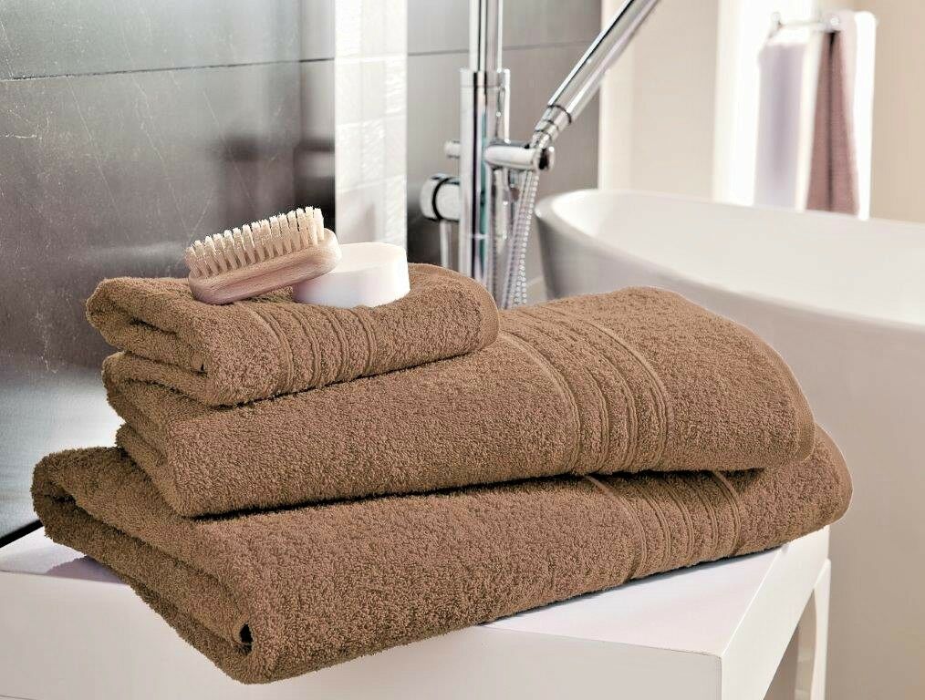 Luxury 100% Egyptian Cotton Hampton Towel 450gsm Natural