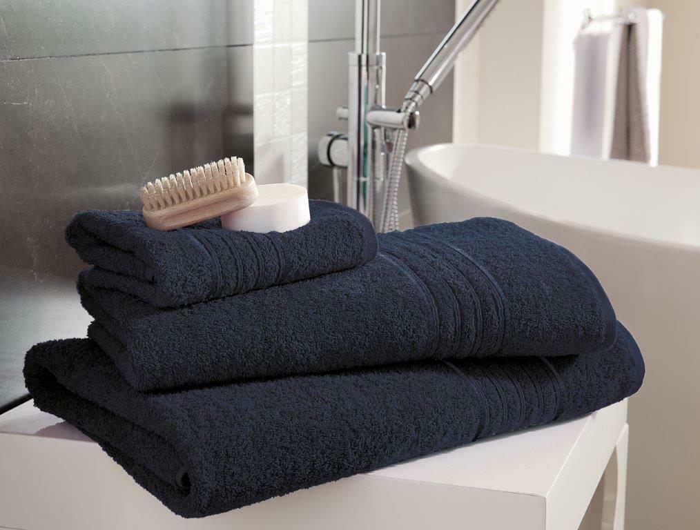 Luxury 100% Egyptian Cotton Hampton Towel 450gsm Navy