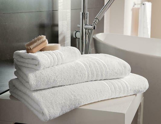 Luxury 100% Egyptian Cotton Hampton Towel 450gsm White