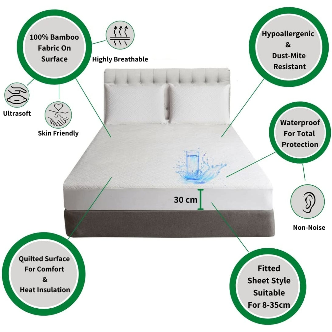 Bamboo Waterproof Mattress Protector