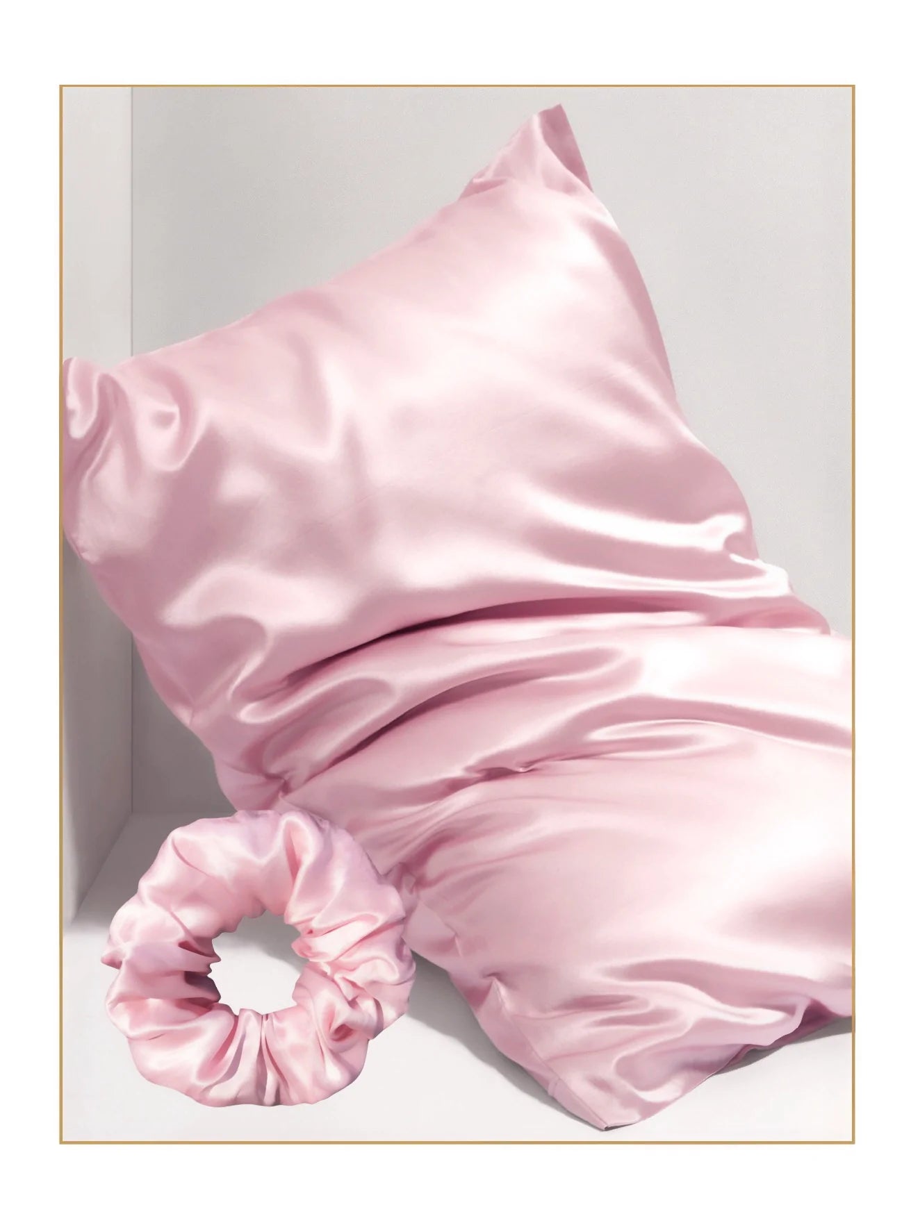Satin Pillowcase & Scunchie Gift Set