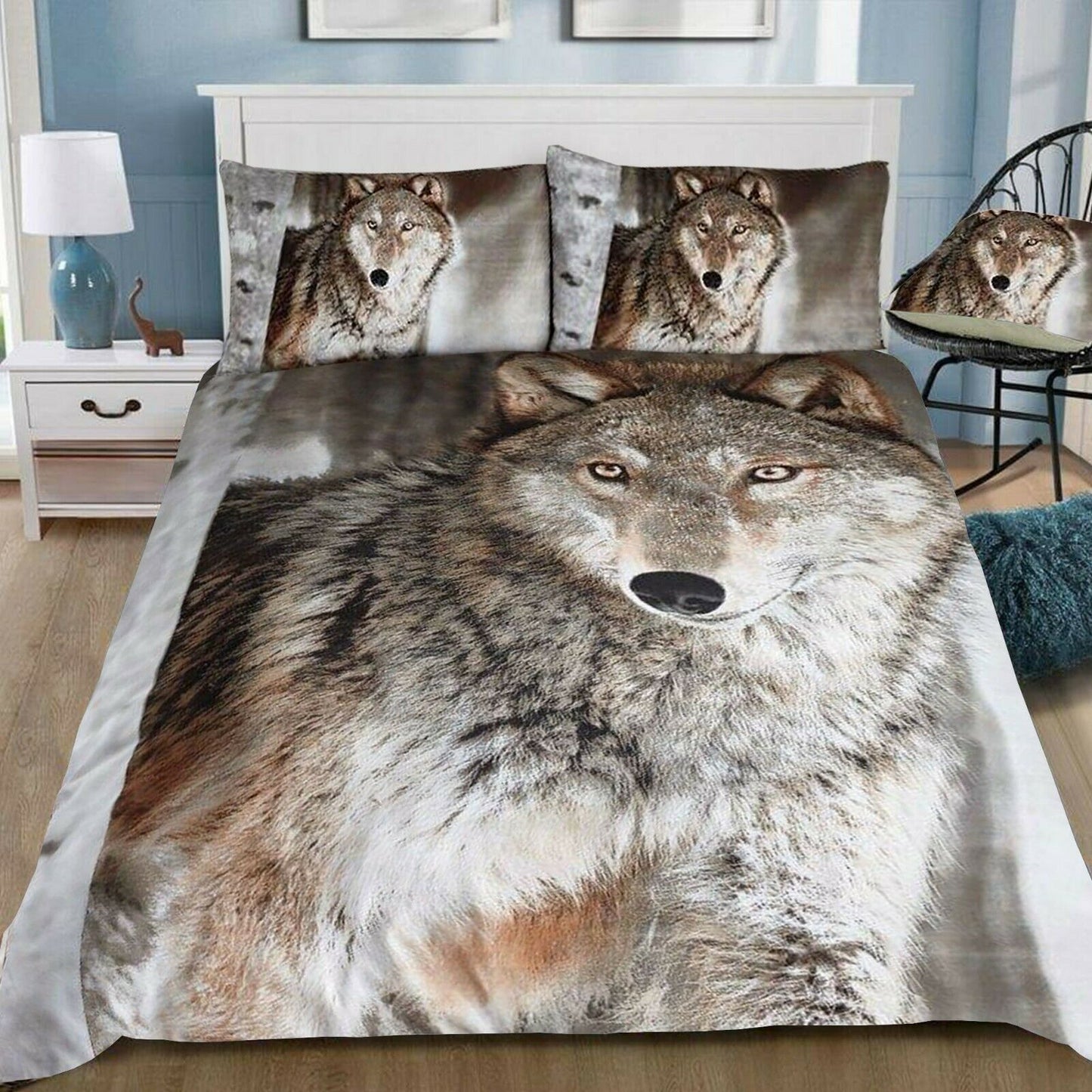 NEW Wild@Heart 3D Duvet Set Wolf