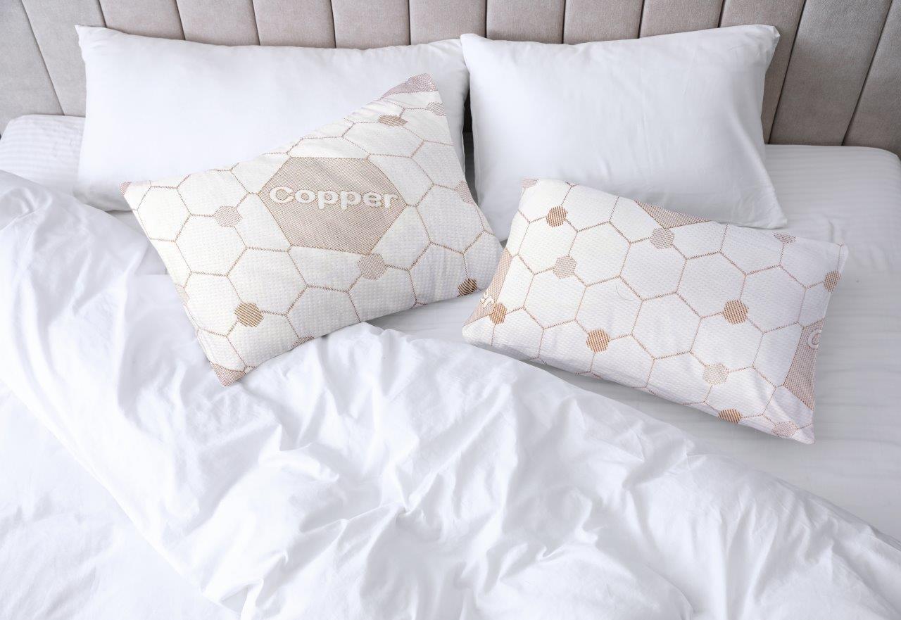 Copper infused best sale memory foam pillow