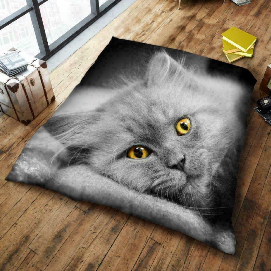 Cat Faux Fur Super Soft Throw