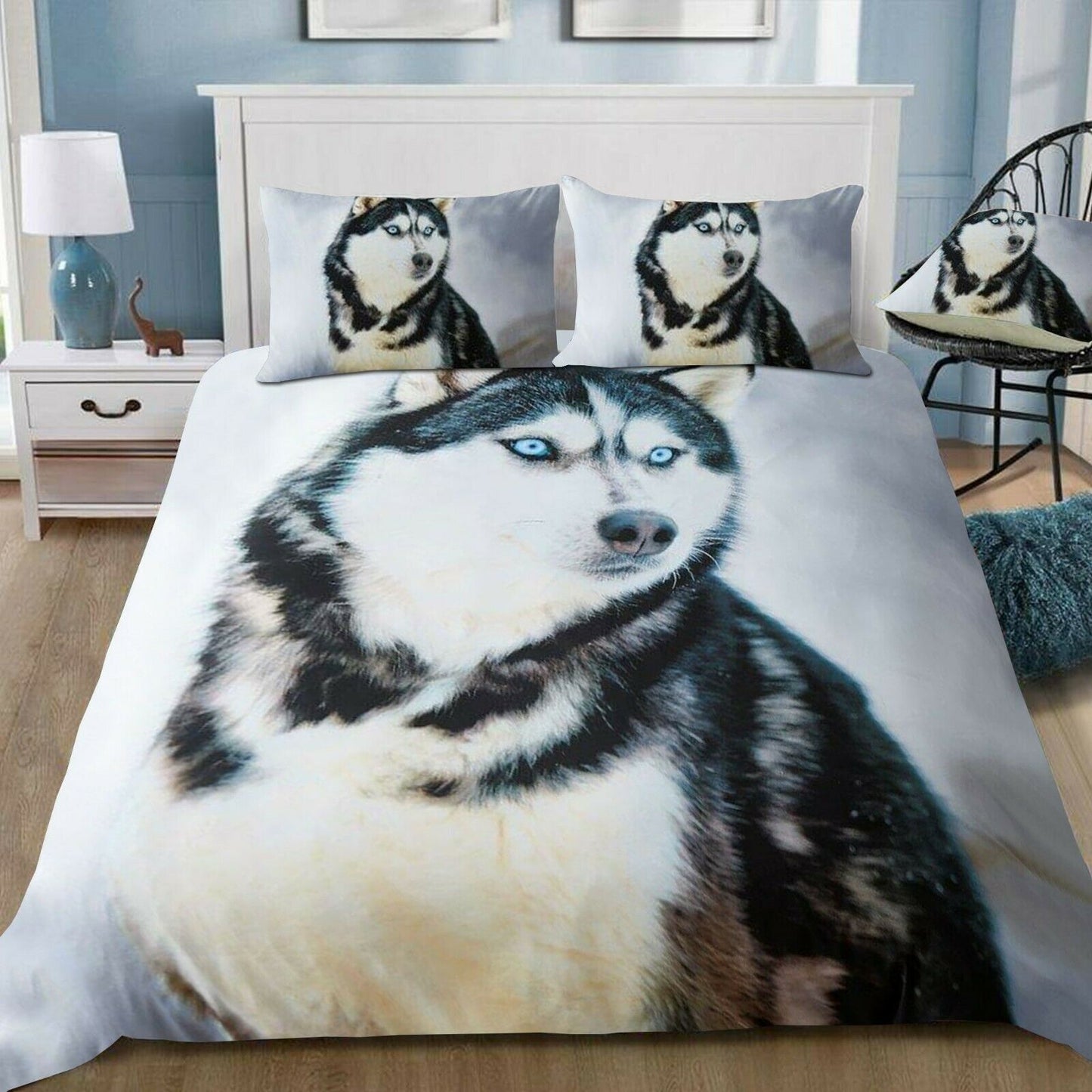 NEW Wild@Heart 3D Duvet Set Husky Dog