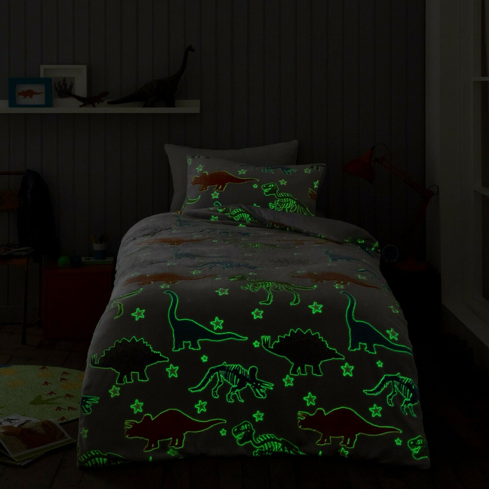 Glow in the dark duvet set best sale